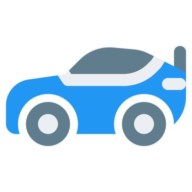 Yüksek hızlı yarış için tasarlanmış spor araba.