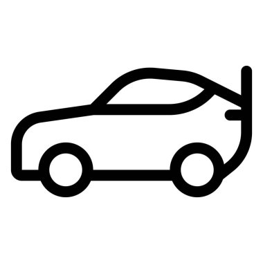 Yüksek hızlı yarış için tasarlanmış spor araba.