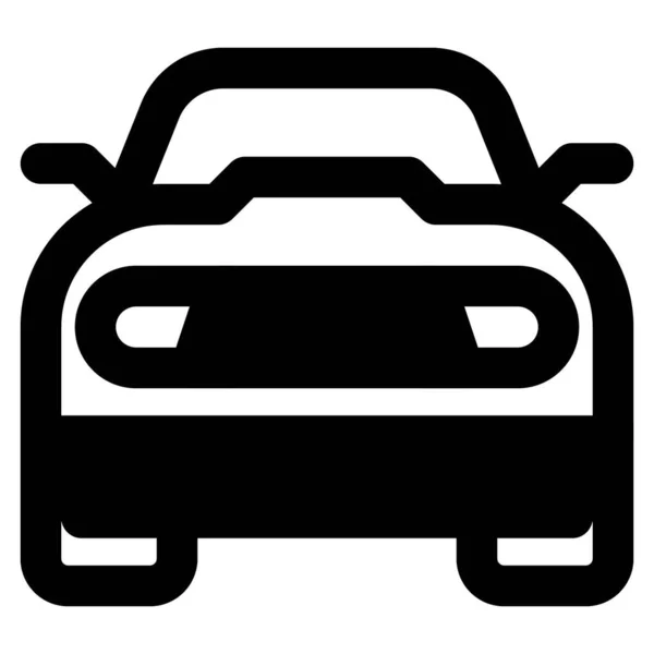 Snygg Bil Ett Hjulförsett Fordon — Stock vektor