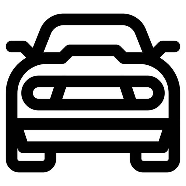 スタイリッシュな自動車 車輪付き車両 — ストックベクタ
