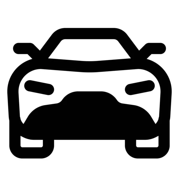 Cabrio Rennwagen Mit Schneller Beschleunigung — Stockvektor