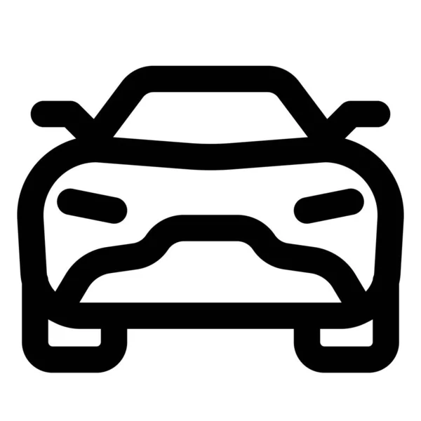 Kabriolet Závodní Auto Rychlým Zrychlením — Stockový vektor