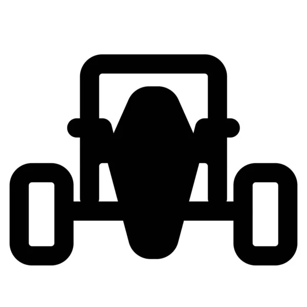 Pojazd Unikatowymi Kratami Stylu Retro — Wektor stockowy