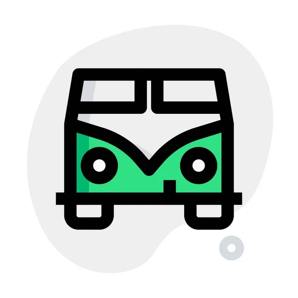 Microbus Véhicule Utilitaire Léger Contrôle — Image vectorielle