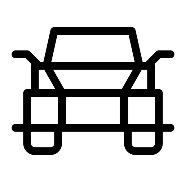 Elegante Jeep Stile Suv Elegante Veicolo — Vettoriale Stock