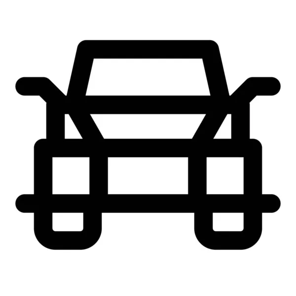 Classy Jeep Style Suv Stylish Vehicle — Stock Vector
