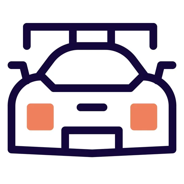 Klasyczny Pojazd Bagażnikiem Dachowym — Wektor stockowy