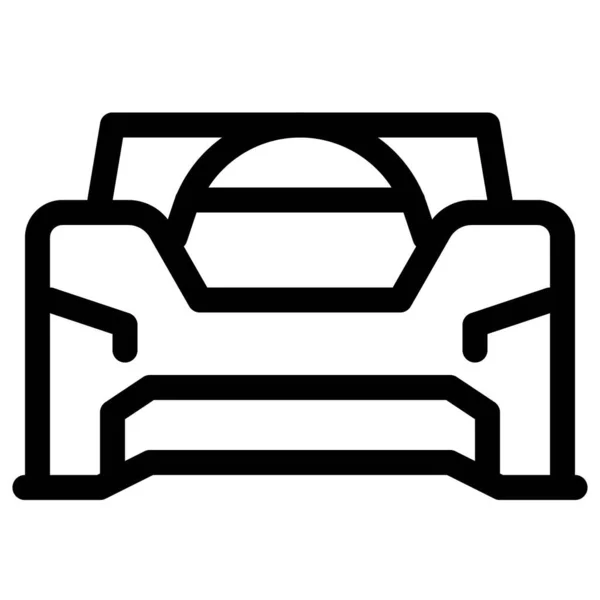 Kabriolet Vozidlo Otevřenou Střechou — Stockový vektor