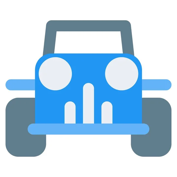 Jeep Bir Amerikan Otomobil Markı — Stok Vektör