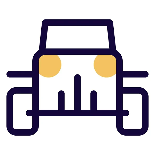 Jeep Een Amerikaans Automerk — Stockvector