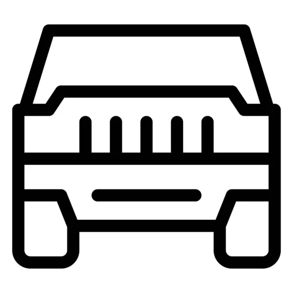 Attraktives Design Des Jeep Wrangler — Stockvektor