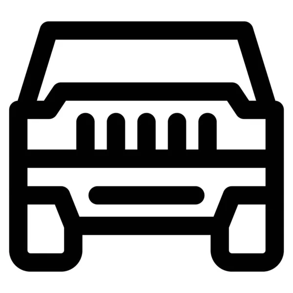 Diseño Atractivo Jeep Wrangler — Vector de stock