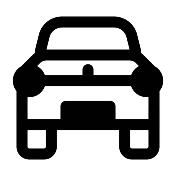 Ein Altmodisches Vierrädriges Fahrzeug — Stockvektor