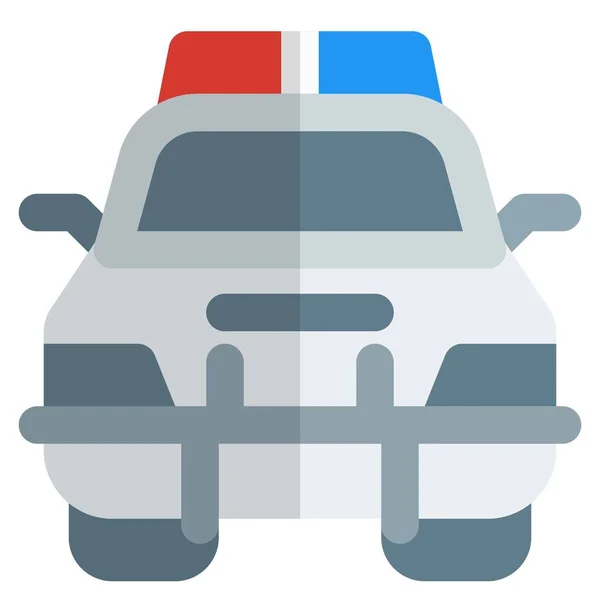 パトロール中の輸送のための警察車両 — ストックベクタ