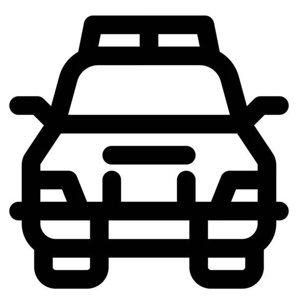 Vehículo Policía Para Transporte Durante Las Patrullas — Vector de stock