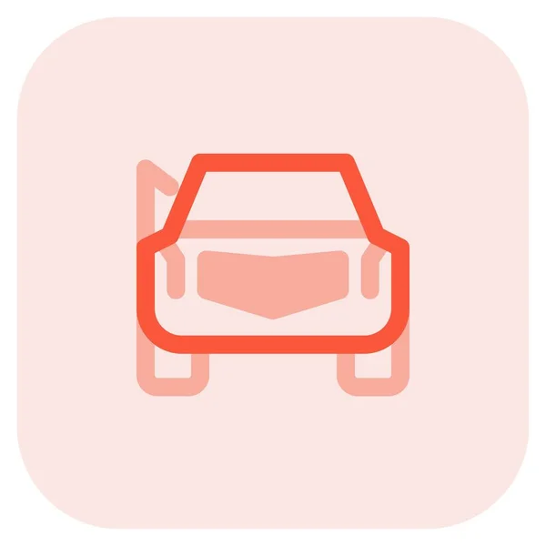 Αυτοκίνητο Μηχανοκίνητο Όχημα Τροχούς — Διανυσματικό Αρχείο