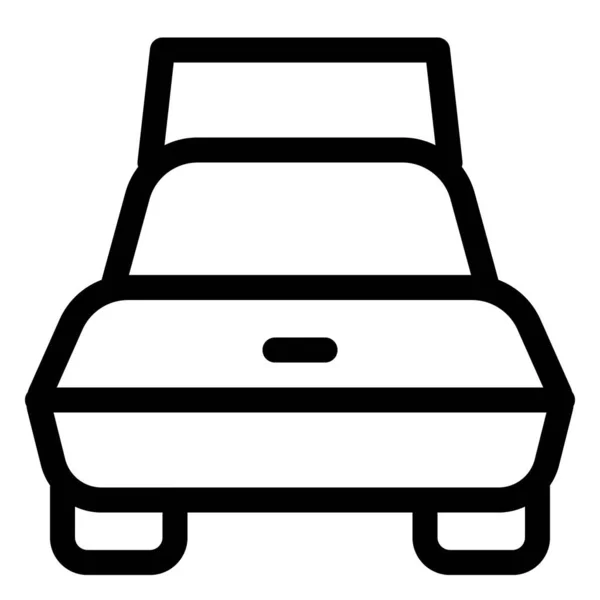 Auto Con Portabagagli Sul Tetto — Vettoriale Stock