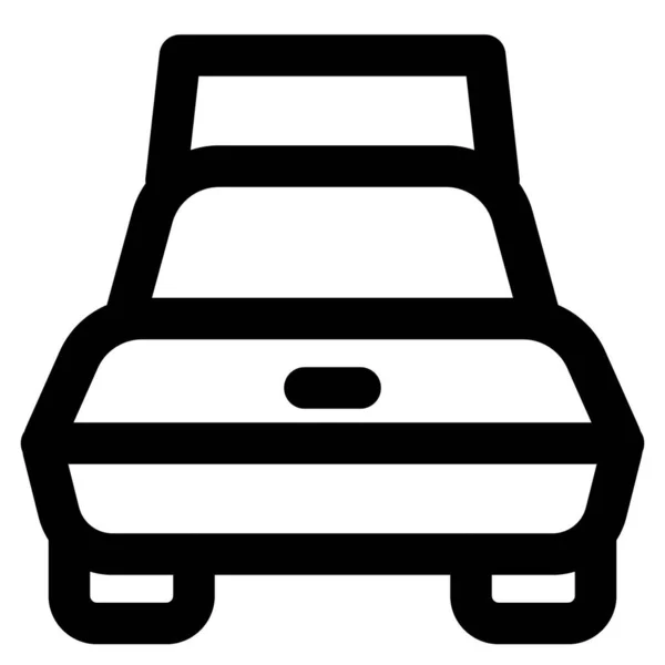 Bil Med Takpakethållare — Stock vektor