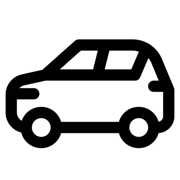 Veículo Pequeno Eficiente Carro Cidade —  Vetores de Stock