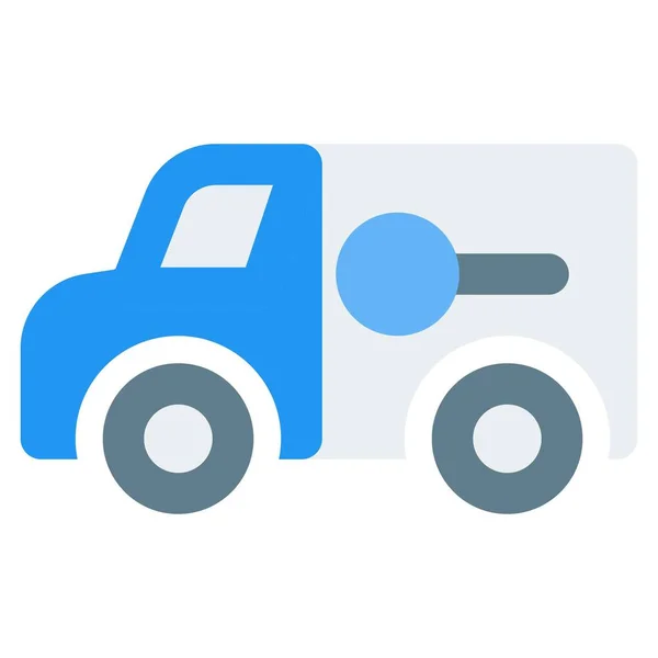 Camionnette Commerciale Pour Transporter Livrer Expédition — Image vectorielle