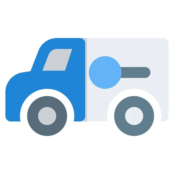 Camionnette Commerciale Pour Transporter Livrer Expédition — Image vectorielle