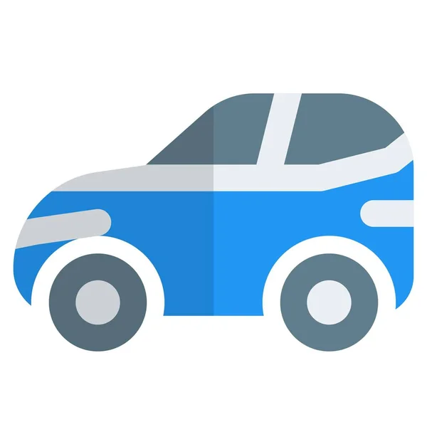 Συμπαγές Αυτοκίνητο Μεσαίο Μικρό Οικογενειακό Όχημα — Διανυσματικό Αρχείο