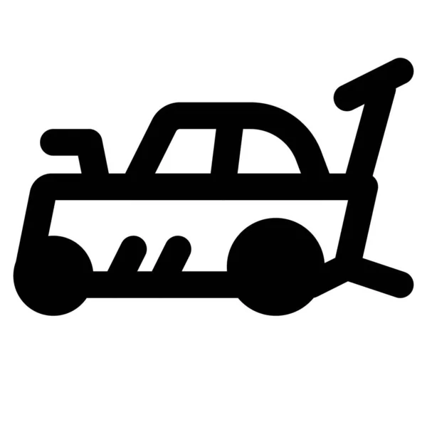 Drag Car Une Automobile Conçue Pour Course — Image vectorielle