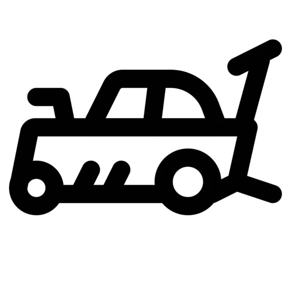 Drag Car Une Automobile Conçue Pour Course — Image vectorielle