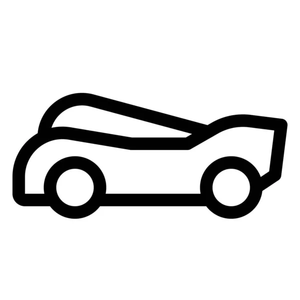 Supercar Sportovní Vůz Vysokou Účinností — Stockový vektor