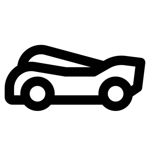 Supercar Sportovní Vůz Vysokou Účinností — Stockový vektor