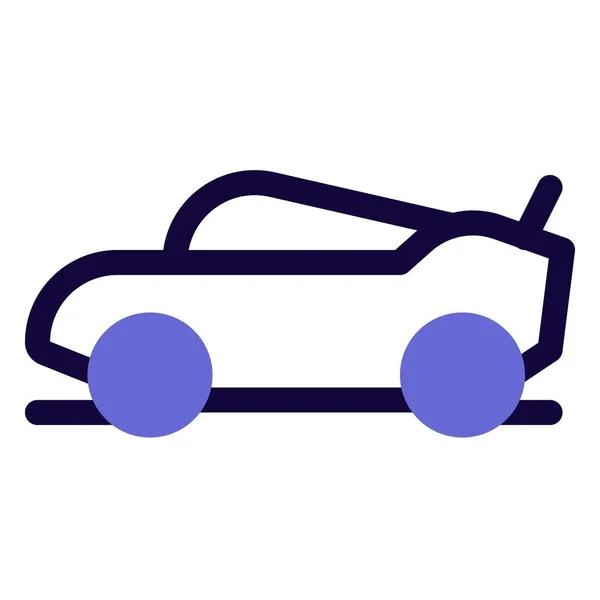 Hypercar Automobile Performante Performante — Image vectorielle