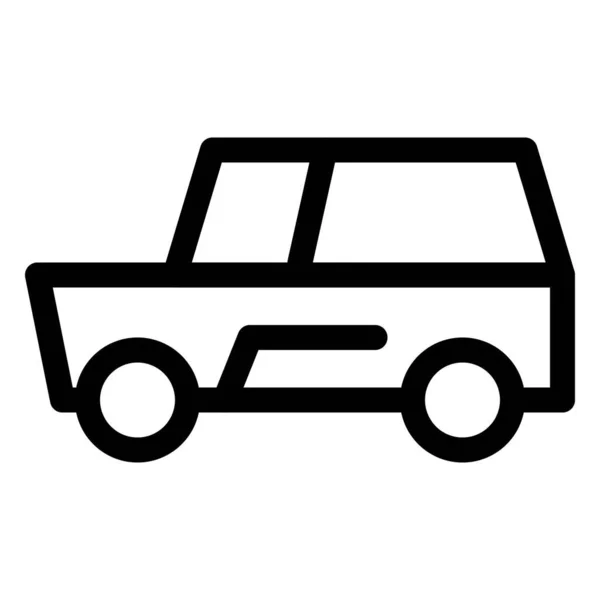 Střední Automobil Používaný Pro Cestování Výlety — Stockový vektor