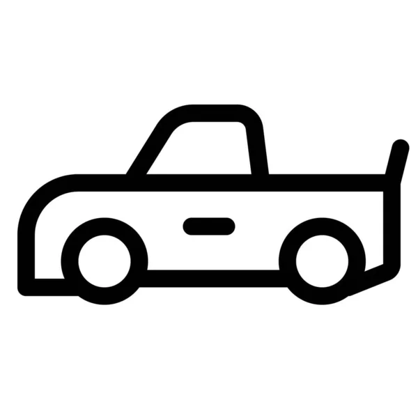 Camionnette Utilisée Dans Course Automobile — Image vectorielle