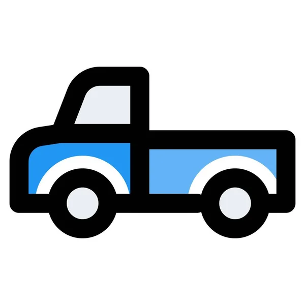 Пікап Вантажівка Перевезення Доставки — стоковий вектор