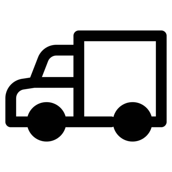 Full Sized Pickup Truck Carrying Shipment — Stock Vector
