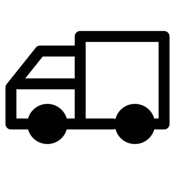 重い出荷でロードされたキャリアトラック — ストックベクタ