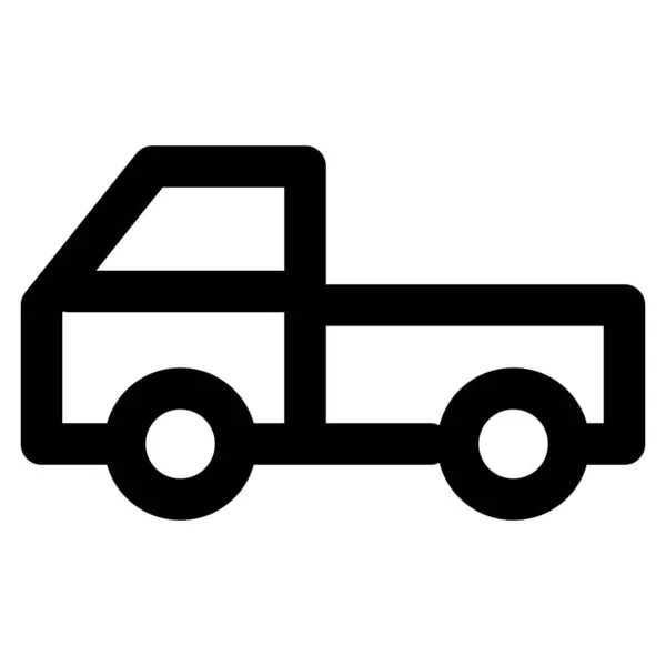 Вільна Вантажівка Однією Кабіною — стоковий вектор