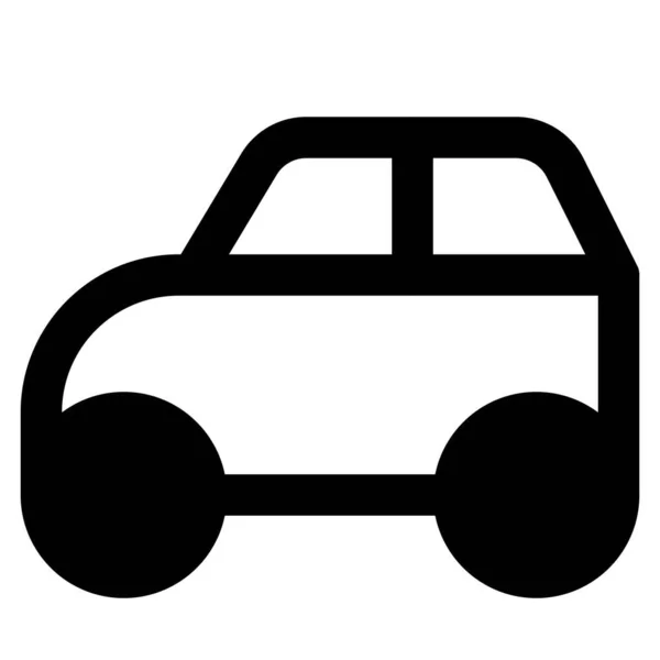 Czterokołowiec Mały Zmotoryzowany Pojazd Czterokołowy — Wektor stockowy