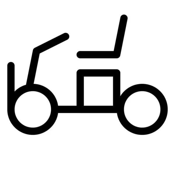 Quadricycles Używany Rekreacji Plażach — Wektor stockowy