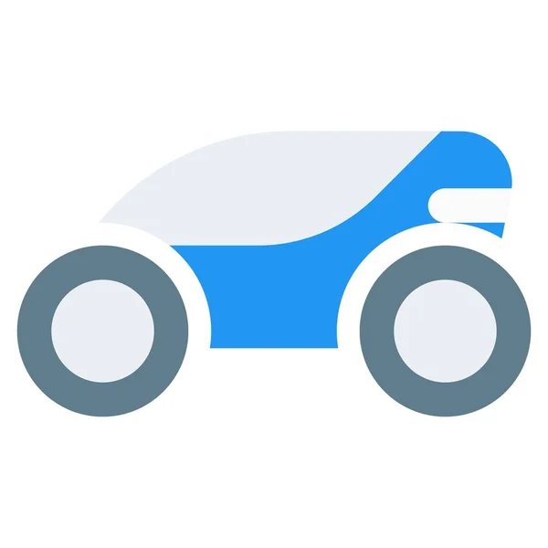 Fyrhjuling Typisk Kompakt Fyrhjuling — Stock vektor