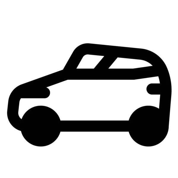 Subkompaktní Auto Vozidlo Nízkou Údržbou — Stockový vektor