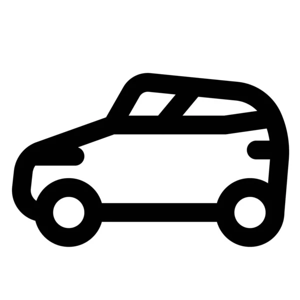 Samochód Subkompaktowy Pojazd Niskoobsługowy — Wektor stockowy