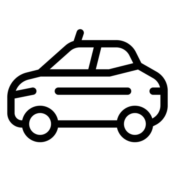 Taxi Servicio Transporte Pasajeros Zonas Urbanas — Vector de stock