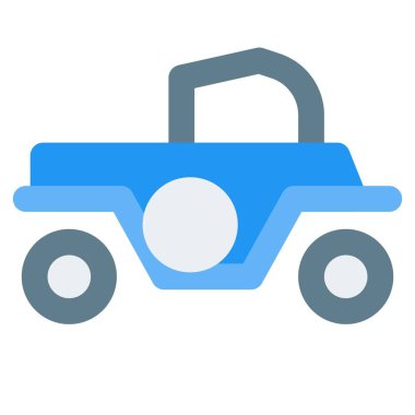 Büyük tekerleklerle donatılmış klasik bir araba.