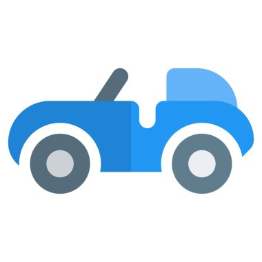 Yarışta kullanılan klasik Roadster arabası..