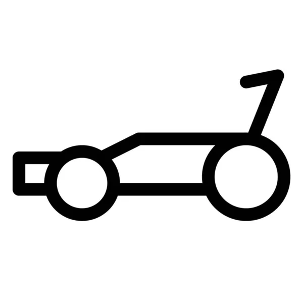 ルーフスポイラー付きヴィンテージスポーツカー — ストックベクタ