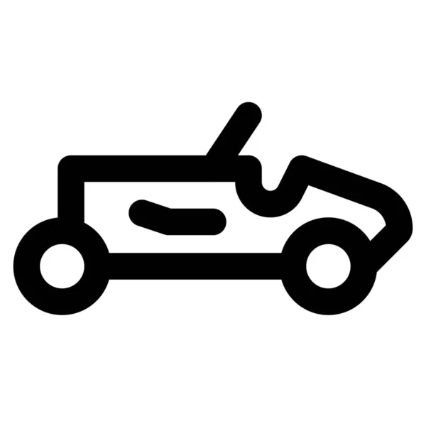 Винтажный Автоспорт Используемый Дорожных Гонках — стоковый вектор