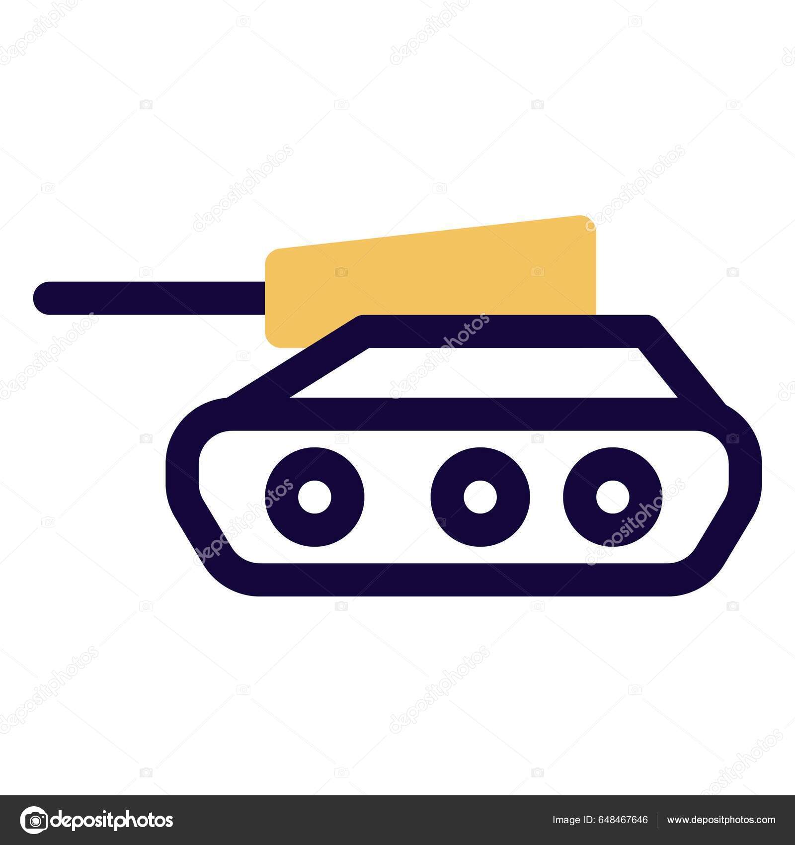 Fighter Tank Tracked Wheels Stock Vector by 648467646