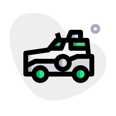 Muazzam korumalı çoklu zırhlı bir zırhlı araç..