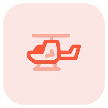 Acil kurtarma operasyonunda helikopter kullanılıyor..